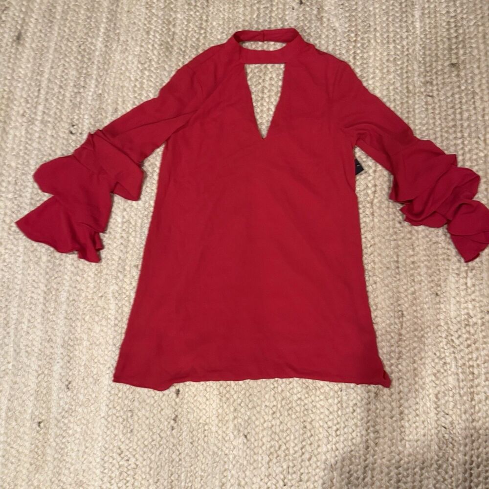 Lulu's Women's Sheath Dress Red, Short, Formal Cocktail, Size M